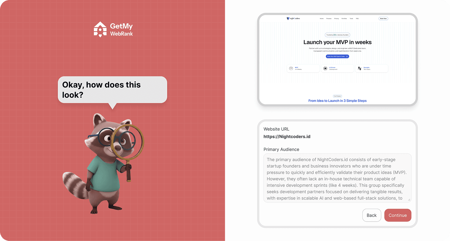 Brand understanding UI
